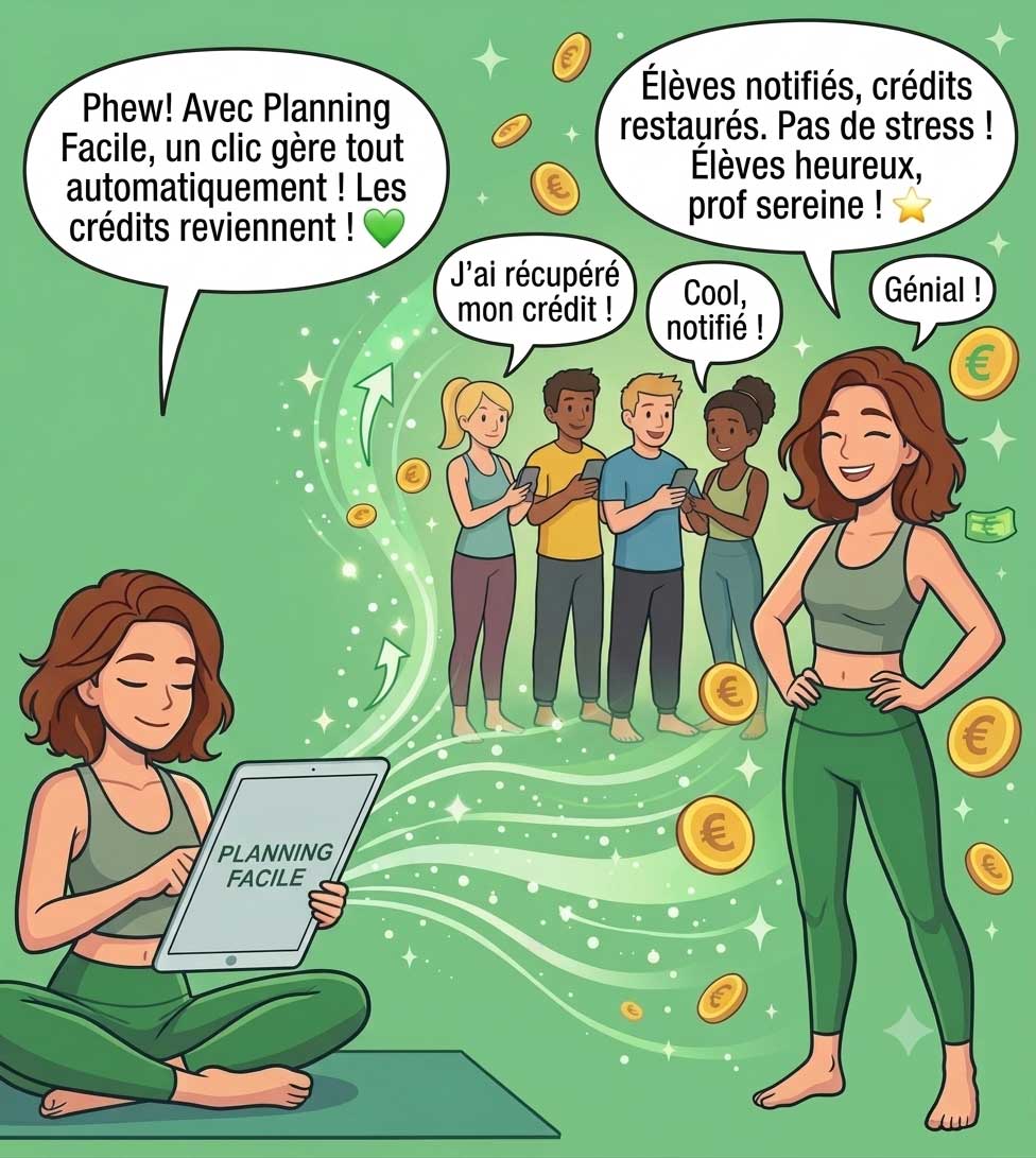 Après Planning Facile - Léa souriante